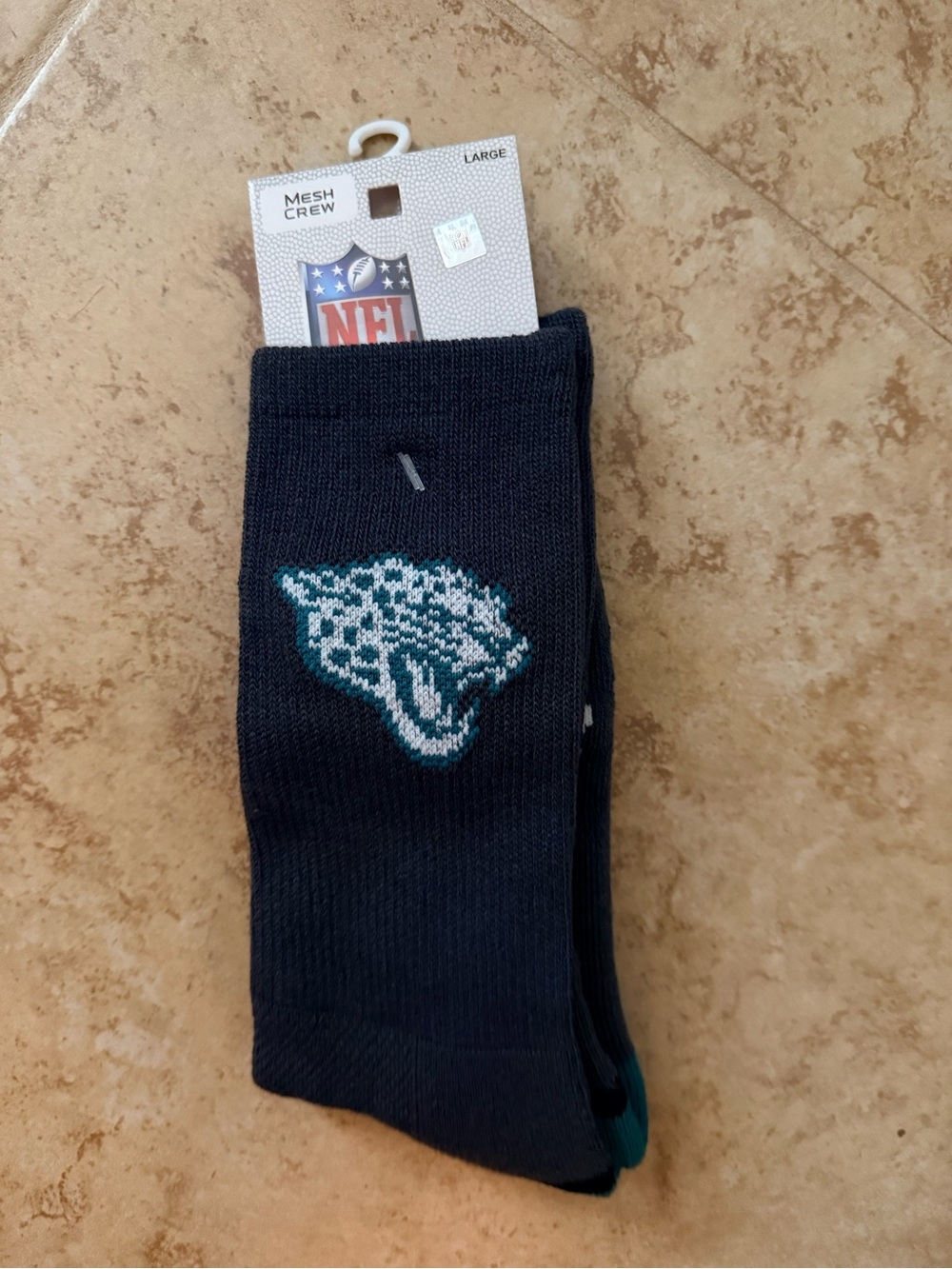 NWT Jacksonville Jaguars Mesh Socks